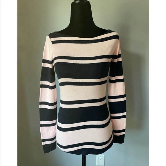 NWT Tommy Hilfiger Striped Rib Knit Sweater (XS) - Picture 1 of 10